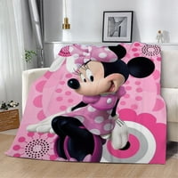 Djevojke Minnie Mouse Kids Novost bacajte pokrivač lagane mikrofiberke