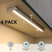 22 3CCT LED ispod lampica u ormaru, tvrdoglavi i dodatak, okretni i zatamnjivi i ne mogu se odabrati