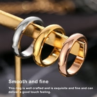 Wollalno se banketni prsten prijenosni parovi zaljubljenici Legura modernog stila Prstenovi Jednostavni