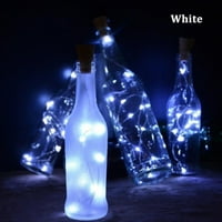 Svjetla za boce sa vinom solarne ploče sa plutom za DIY Party Dekoracija za vjenčanje Kućni ukras Tabela Romantična ukras