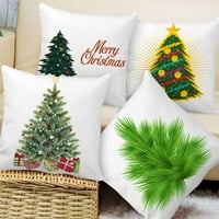 Mishuooti božićni ukrasi postavlja božićne ukrase zaklanjanje božićnog stabla jastuk za božićne abecede