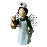Kuluzego medicinska sestra Angel statue Kućna dekoracija Art Angel Sestra Statue Ornament