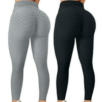 HGW hlače za žene ženske rastezanje joge gamaše fitness trčanje teretana sportski aktivni hlače plus