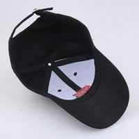 Ženski ljetni bejzbol kapa šešir modni čvrsti kape za žene, crno, čišćenje