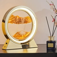 Gerich Quicksand Slikarska noćna svjetlost, 3D tekući pješčani noćni lampica za sunčanje Svjetla za pomicanje pijeska Slika za ukrašavanje Dekomprima brzi dekor