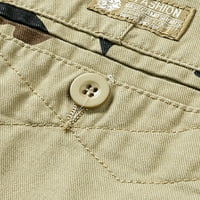 Zpanxa muški kratke hlače Ljetni vanjski casual patchwork hotcouts lagane multi-džepne atletske teretane