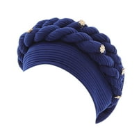 Wendunide kašika šeširi modne žene pletenice pletenice rufffle rak zamotavanje kapa za spavanje za spavanje