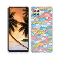 Pastel-Rainbow-Cloud-Designs - Telefonska futrola, Dizajnirana za Samsung Galaxy A Case Mekani TPU za