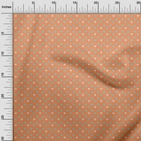 Onuone poliesterske spande narančaste tkanine Geometrijski obrtni projekti Dekor tkanina Štampano od