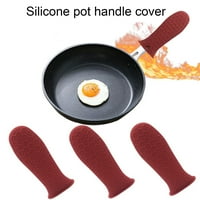 Dabay Anti-Scald Toplina izolirana silikonska ručka ručke poklopce nosača rukava Kuhinjski alat