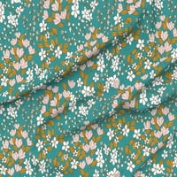 Tkanina od kašike - voljene podružnice Cvjetovi proljeće Vrt Divljači ispisani na šifonskoj tkanini FAT TRUCK - Šivenje modne odjeće haljine Početna Dekor
