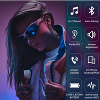 Urban Street Buds Plus True Bluetooth bežični uši za Motorola Moto Z Force sa aktivnim otkazivanjem
