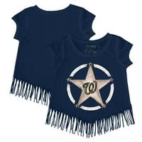 Djevojke Toddler Tiny Turpap mornarica Washington Državljani majica vojne zvijezde