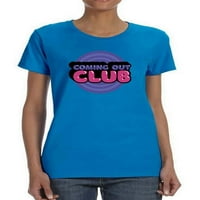 Izlazak iz kluba Bubblegum Tekst majica - Dizajn žena -Martprints, ženska mala