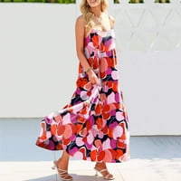 Žene Ljetne casual labave haljine plaže Long Maxi ljetne haljine za žene