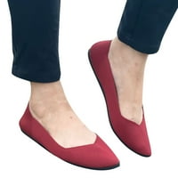 Takeoutsome ženske casual cipele ravna mekana potplata puna boja prozračna klizala na casual cipelama