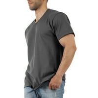 Muška majica sa punim bojama V-izrezom