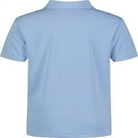 Svijetlo plava dječačka školska jednolična kratka ruka Polo majica, SAD-u SAD-u