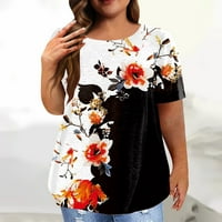 Majice za žene vrhove ljetne casual kratkih rukava prevelike majice Dressy Labave majice
