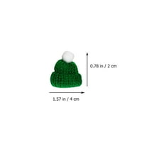 Mini vuneni šešir pleteni santa šešir ručni dodaci za ručnu upotrebu odjeće ukras