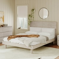4-komadno moderna spavaća soba smještena u kamenu sivu