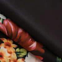 Smihono Clearance Labave haljine za žene Modni ženski mršavi tanak ljetni casual cvjetni print džep