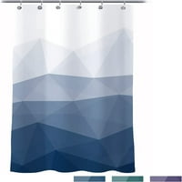 Dizajnerska tuš za zavjese, popularna zavjesa za tuširanje, Ombre Plave tkanine zastolje za tuširanje
