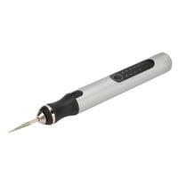 Električno graviranje olovke Aluminijumski legura Srebrni mini mikro graver sa inteligentnim zaštitnim