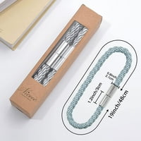 Snažne magnetne zavjese sa modernim jednostavnim stilskim kraflim kravatama Pogodno ukrasno tkanje konopce