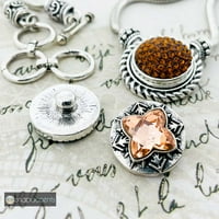 Ginestone Gem Snap nakit GINDER Charm gumb odgovara prištesnim ogrlicama, narukvice