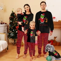 Plaid mammy i me božićne pidžame klasične porodične kupaće za spavanje Božićni podudaranje PJS podudaranje