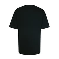 Zodggu Ženske grafičke bluze za bluze za trendy ponude Slatka ljubav tiskani košulje Vježba Crew Crt