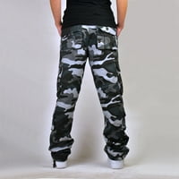 Dxhmoneyh Ripstop Radne hlače za muškarce Pamučne Camo labave taktičke hlače za izgradnju, uslužni i