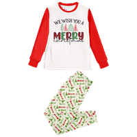 Usklađivanje PJS Božićna porodica Pajamas Podudarni setovi pamučna spavaća odjeća Xmas Christmas
