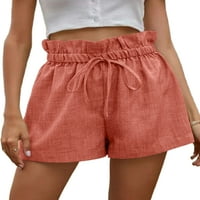 LUMENTO Žene Ležerne kratke hlače Obične hladne kratke hlače od elastičnih struka Ljetna plaža Lagana