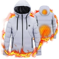 Seksi plesna grijana jakna za muškarce Električni termalni kaput Zimska kapuljača na otvorenom vanjski