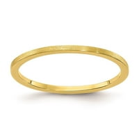 10k zlatni satenski satenski zagrljaji za muškarce za vjenčani prsten