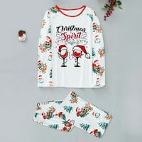 Kayannuo Christmas pidžama za obiteljski čišćenje Pajama Men Hlače Ženske pidžame Božićne žene Mammy