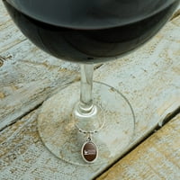 Dodo Wirce Socions Wine Glass Ovalni šarm pijan marker