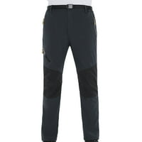 Muške elastične struke Sportske hlače Slim-Fit prozračne atletske hlače na vanjskim hlačama tamno siva