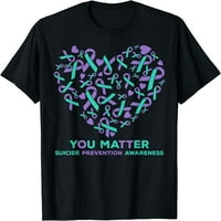 Svjesnost za prevenciju samoubistva, Ripbon Heart Ribbon You Material Majica