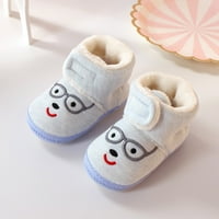 Eczipvz Baby Cipele zimske djece cipele za djecu i djevojke ravne pamučne cipele kukaste petlje visoko