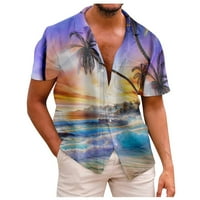Ljetni trendi čišćenje muški majica Dizajnerska proljetna ljeta muške povremene pamučne pune boje majica