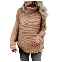 BEPPTER TURLLENECKS džemper za žene crne dugih rukava pulover pletene džempere S-XL