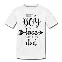 Samo tata zaljubljen u svoju dečku - porodičnu majicu