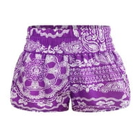 Kapreze Ženski džepovi Ljeto Plažni kratke hlače Lood široke noge kratke vruće hlače Yoga mini pant Bermuda dno