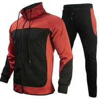 Muška jogging odijelo Sportska kapuljača postavljena jakna s kapuljačom i džepovima M-3XL