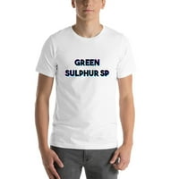Tri boja zeleni sumpor sp sp kratki pamuk majica s nedefiniranim poklonima
