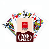 Kina Red Obrazovanje Unity Propaganda Peek Poker igračka karta Privatna igra