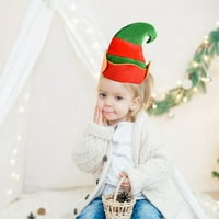 AFUNBABY božićni šešir, smiješni rogovi Santa Claus Elf Božićna zabava, veličina za odrasle tinejdžere i djecu